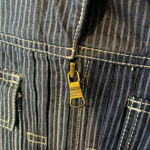 RL Lauren Jeans Co. Overdyed and Upcycled Denim Jacket, size XL - Picture 11 of 11